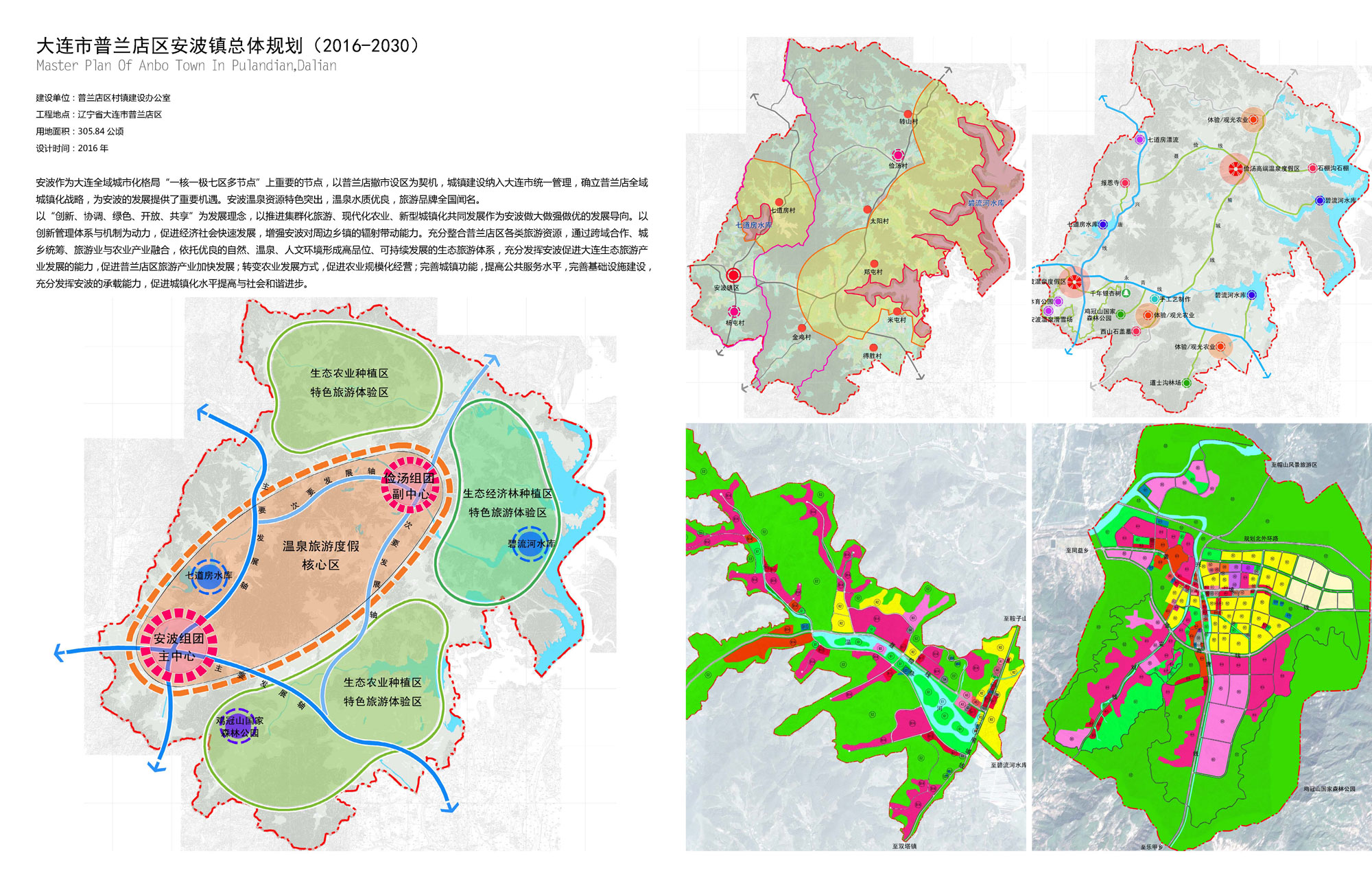 大连市普兰店区安波镇总体规划（2016-2030）